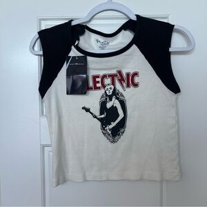 Brandy Melville Electric Graphic Top